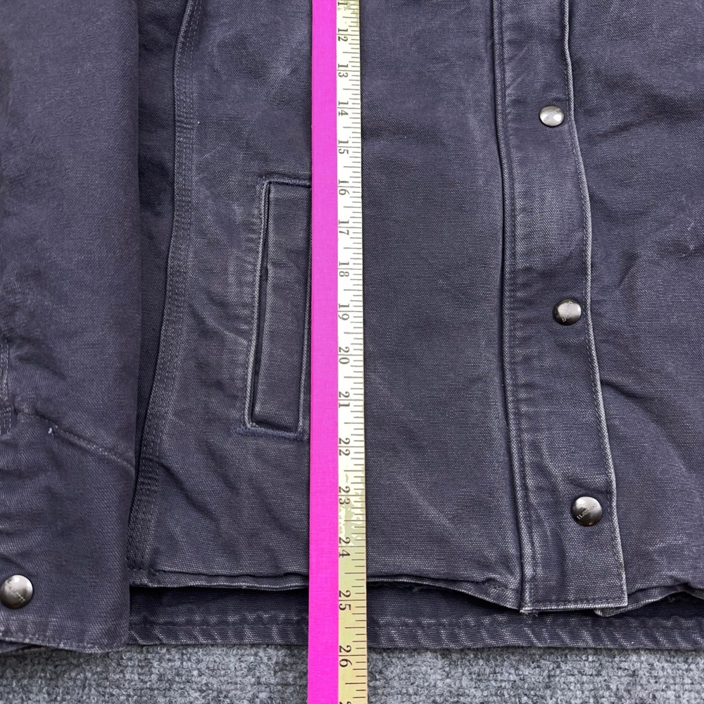 Carhartt Sandstone Berkley Jacket Women Small Sherpa Lined Hooded Faded 100657 - Picture 6 of 8
